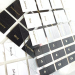 Suatelier Stickers - Geometric Plain X (Index Series)