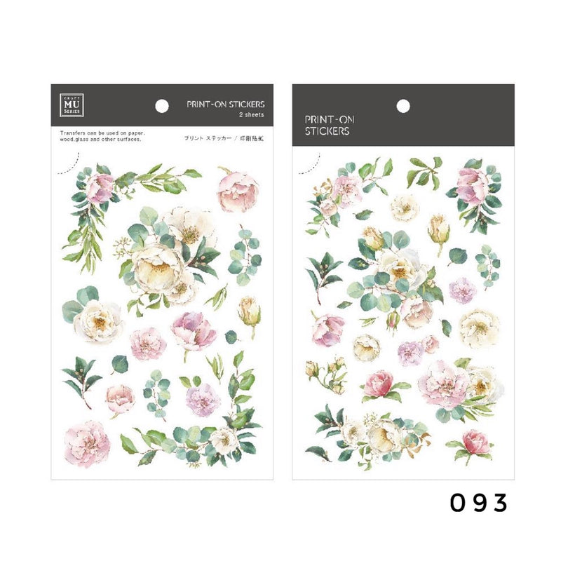 MU Print-On Sticker - Botanical Series VII