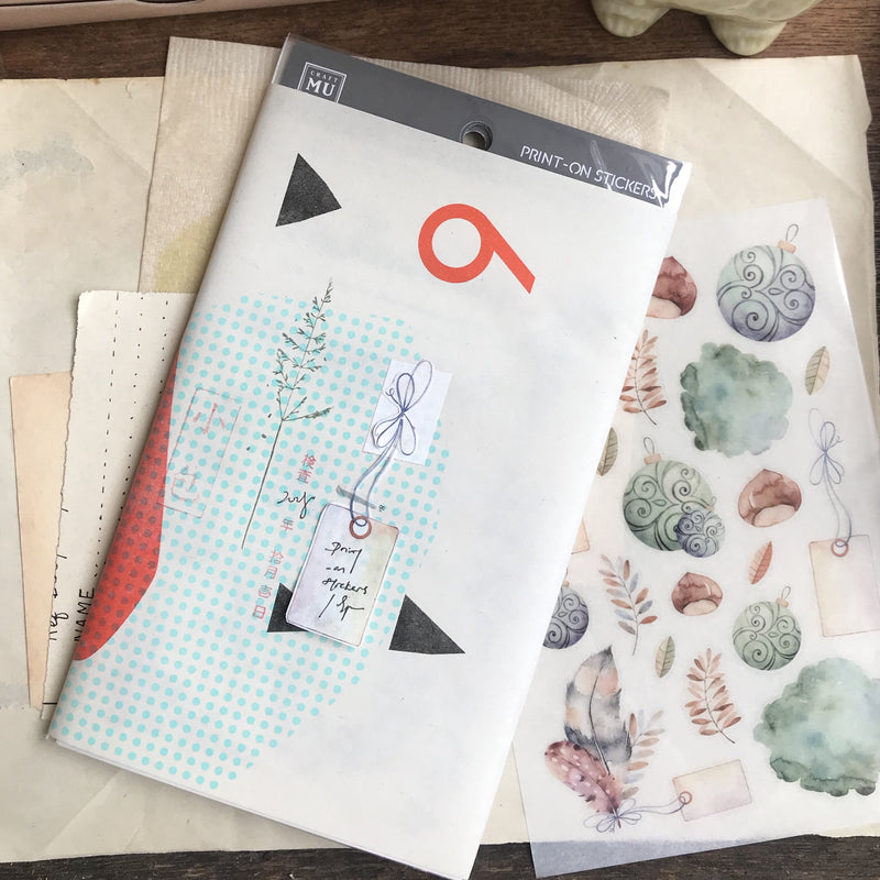 MU Print-On Sticker - Botanical Series III