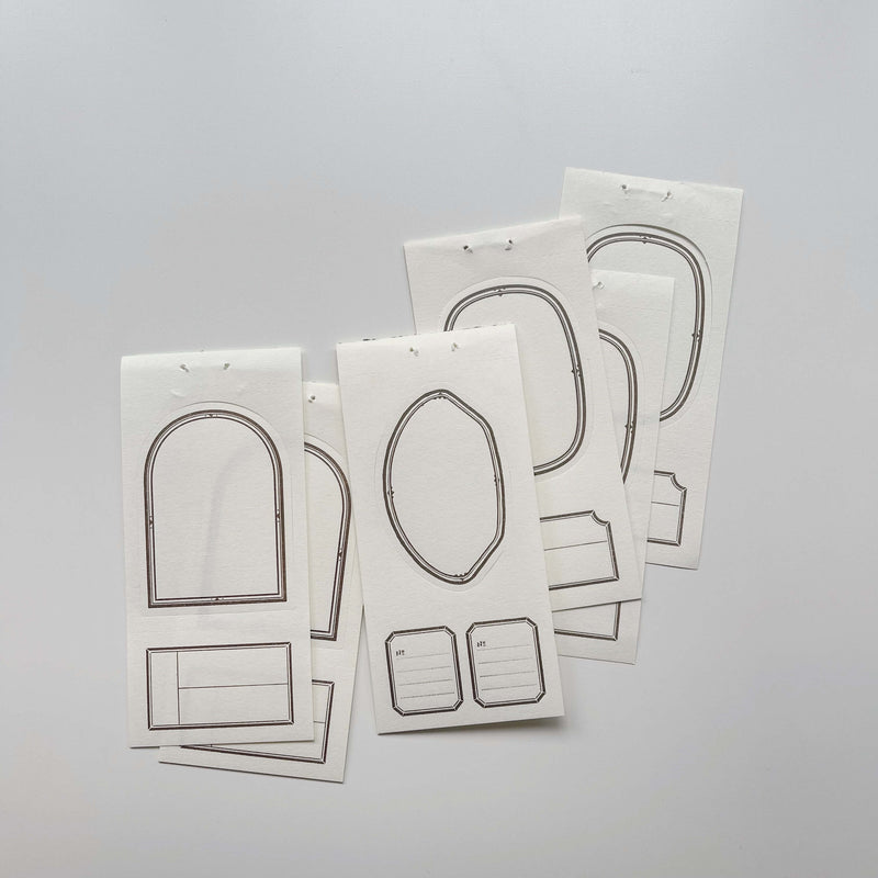 OURS Letterpress Label Book Sample Pack II