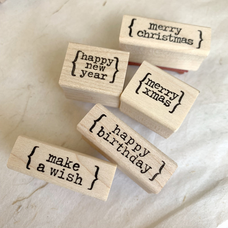CatslifePress Rubber Stamp - Season Greeting Series