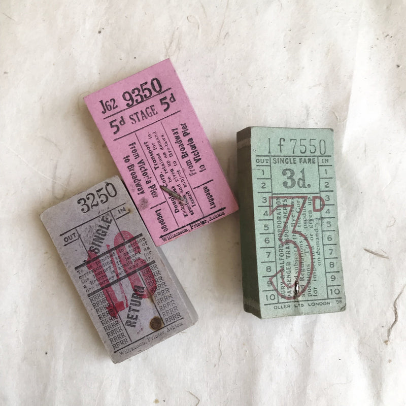 Vintage Bus Ticket Pack (50pcs)
