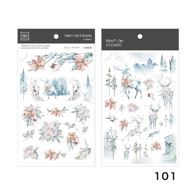 MU Print-On Sticker - Winter Limited Edition Series