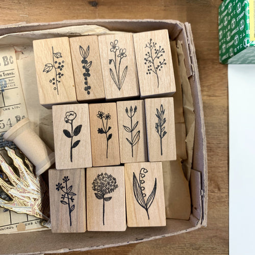 Kojima Inbo Rubber Stamp - Botanical Series