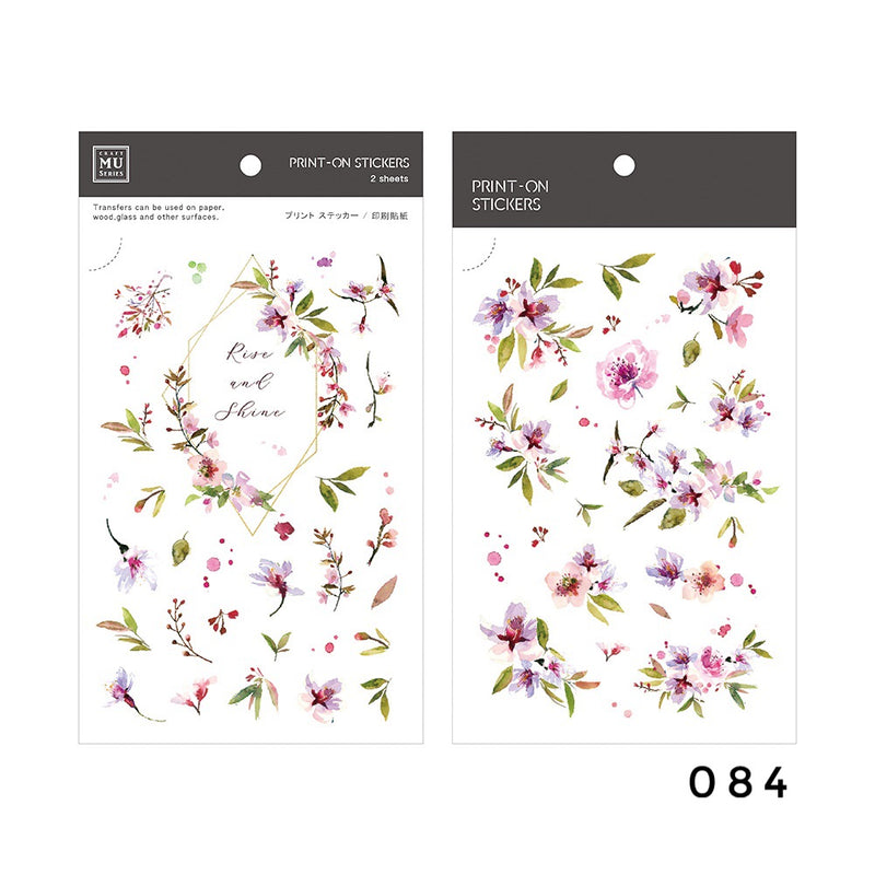 MU Print-On Sticker - Botanical Series VI