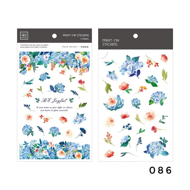 MU Print-On Sticker - Botanical Series VI