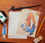 La Dolce Vita Girls Series Postcards