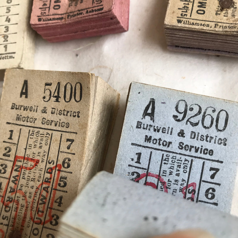 Vintage Bus Ticket Pack (50pcs)