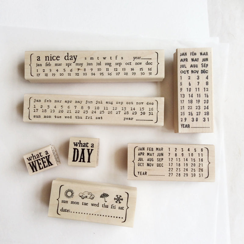 CatslifePress Rubber Stamp - Date Series