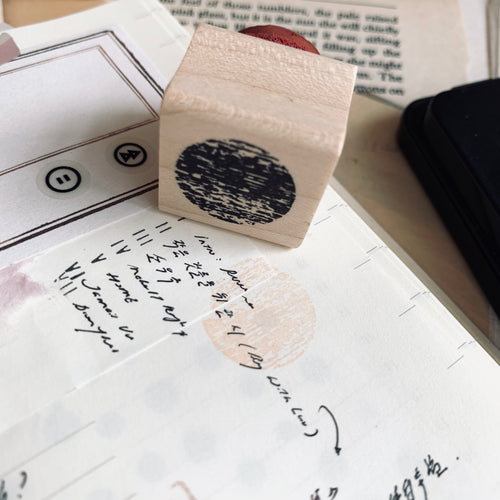 CatslifePress Rubber Stamp - Weathered Dot Series