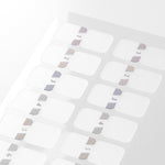 Midori Chiratto Index Labels - Gray