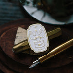 OURS Metal Brooch/Pin - Messenger Bird & Postmark