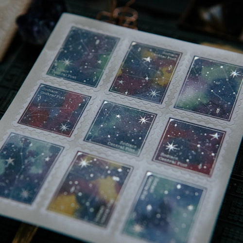 OURS Central Post Postage Stickers - Zodiacs