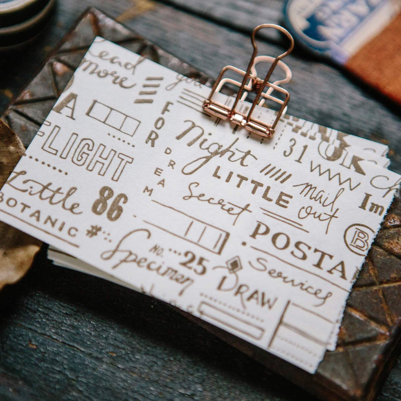 OURS Letterpress Label Book II