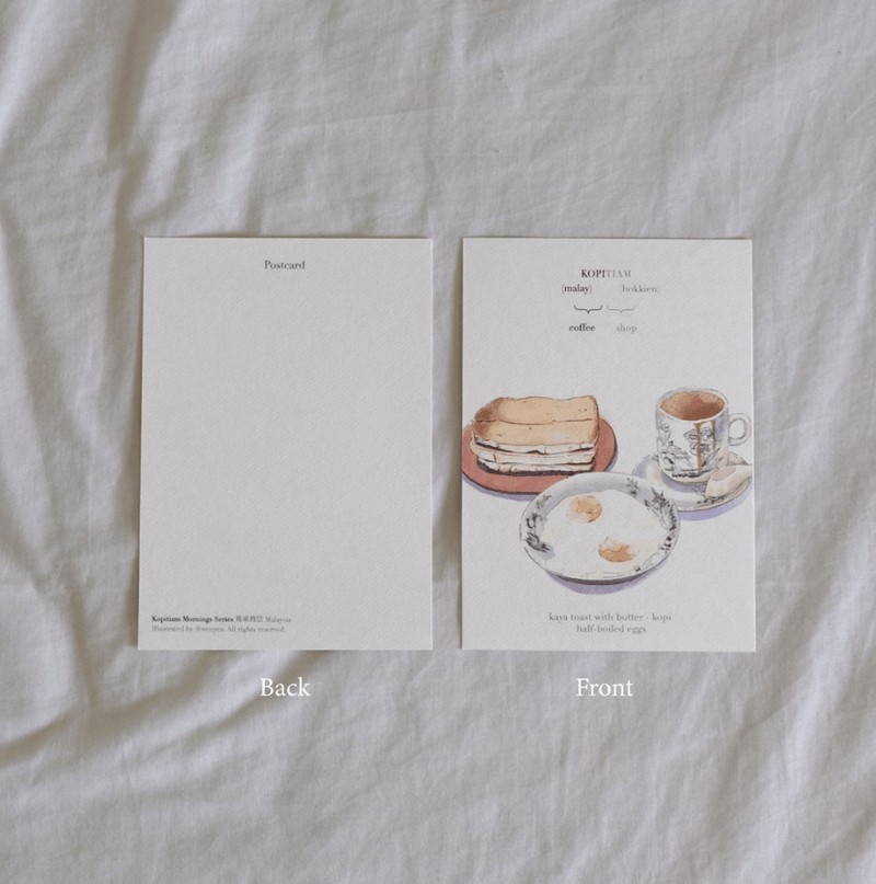 Kopitiam Mornings Postcard