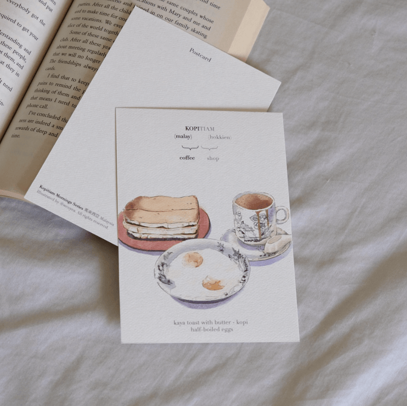 Kopitiam Mornings Postcard