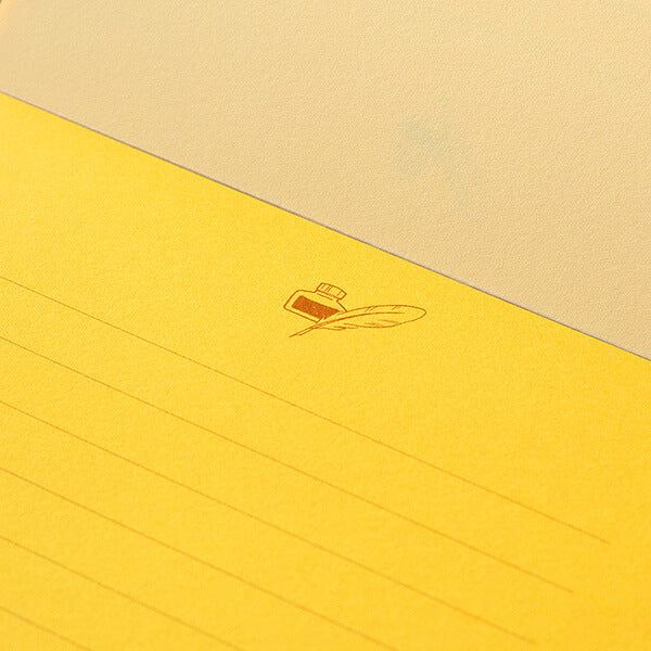 MD 3-Tones Letter Pad - Gold