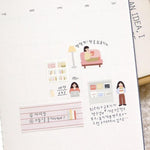 Suatelier Sticker - in the library