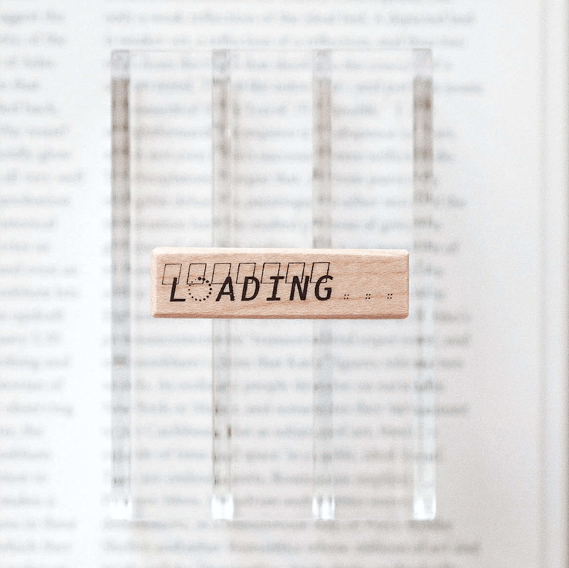 Peho Design Rubber Stamp - Loading