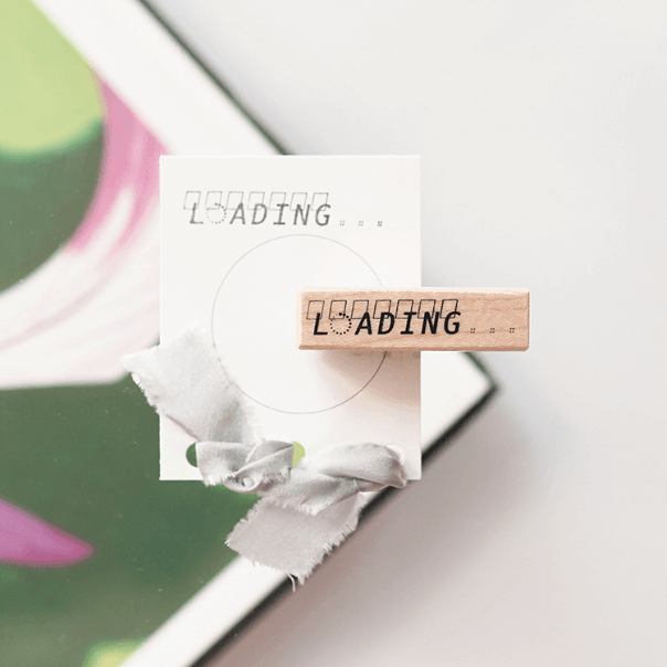Peho Design Rubber Stamp - Loading