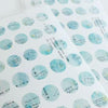 YOHAKU Round Clear Sticker | M-034/036/039/040