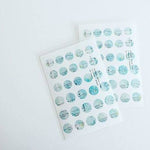 YOHAKU Round Clear Sticker | M-034/036/039/040