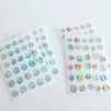 YOHAKU Round Clear Sticker | M-034/036/039/040