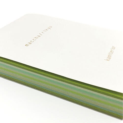 Memoterior Colors Memo Pad - maccha / rikyu