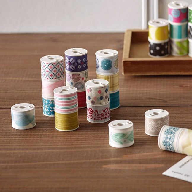 Kokuyo Bobbin: 3 in 1 Masking Tape Set (Buttons & Beads)