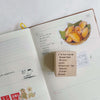 I'm having this meal Rubber Stamp