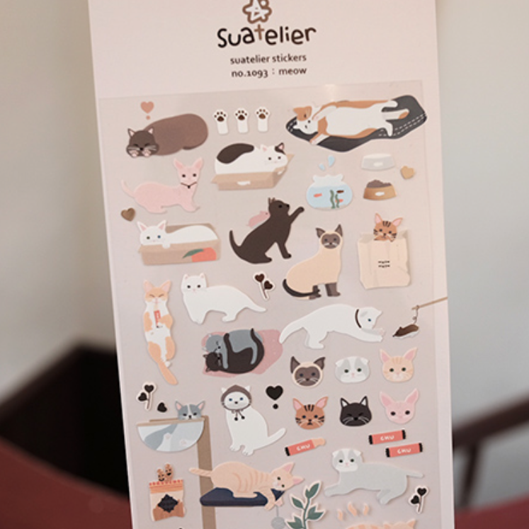 Suatelier Stickers - Meow (Cat)