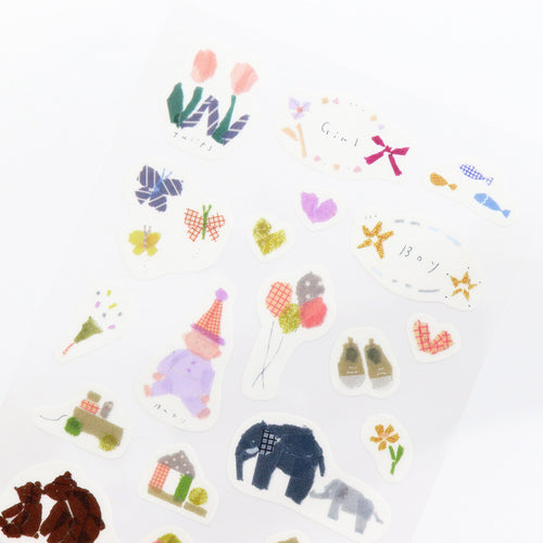 Miki Tamura [My Favorite] Washi Sticker - Family