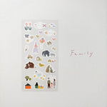 Miki Tamura [My Favorite] Washi Sticker - Family