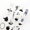 Miki Tamura [My Favorite] Washi Sticker - Monochrome