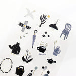 Miki Tamura [My Favorite] Washi Sticker - Monochrome