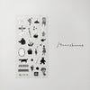 Miki Tamura [My Favorite] Washi Sticker - Monochrome