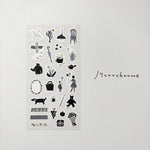 Miki Tamura [My Favorite] Washi Sticker - Monochrome