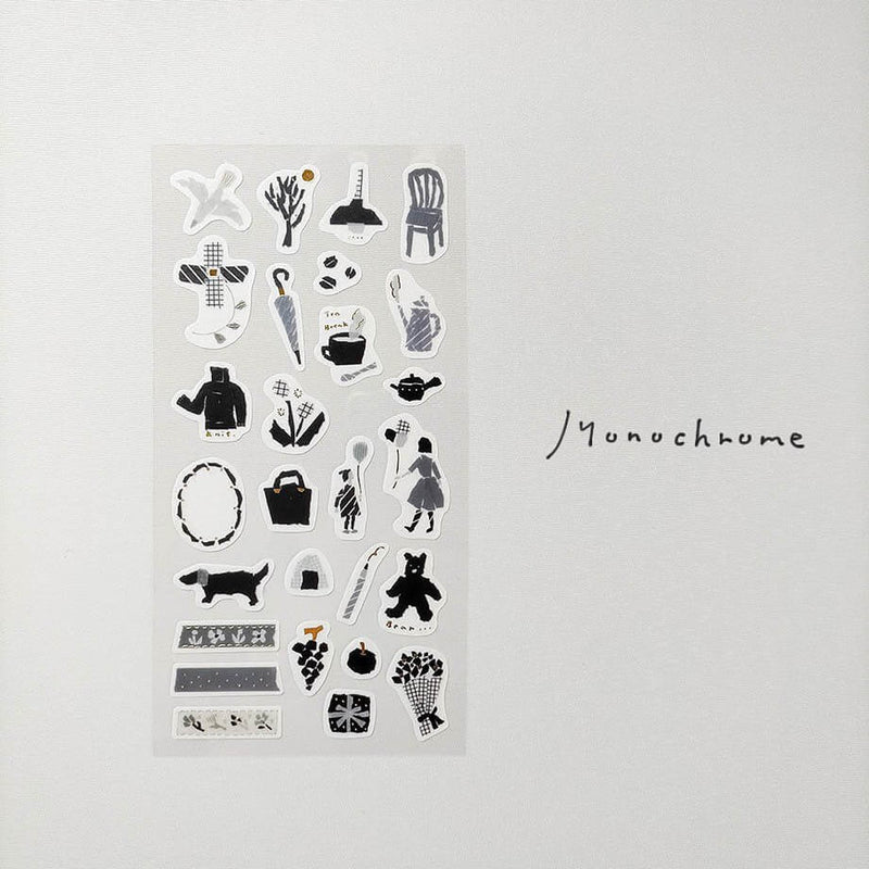 Miki Tamura [My Favorite] Washi Sticker - Monochrome