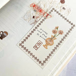 Pion: Mini Words Rubber Stamp