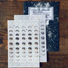 LCN Print-On Stickers - Cosmos / Moon Phases / Stardust