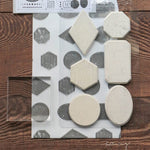 LCN Mounted Rubber Stamp - Shading & Outline No.1
