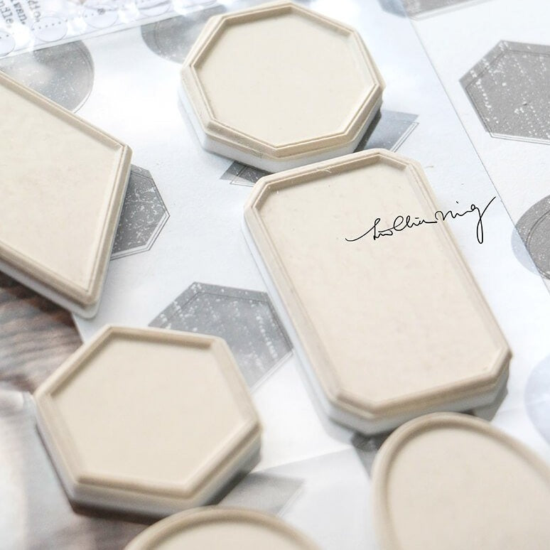 LCN Mounted Rubber Stamp - Shading & Outline No.1
