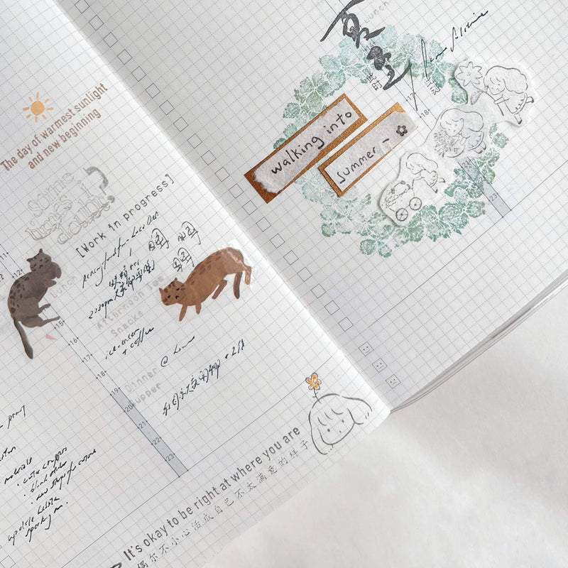 A Summer Blossom between You and Me Rubber Stamp