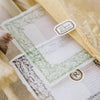 OURS Muguet Frame Rubber Stamp