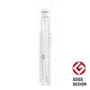 MD 50cm Transparent Multi-Ruler