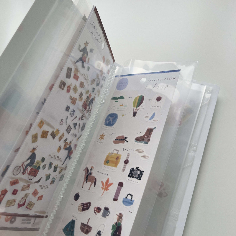 Multi-Sticker Pocket File - Mustard