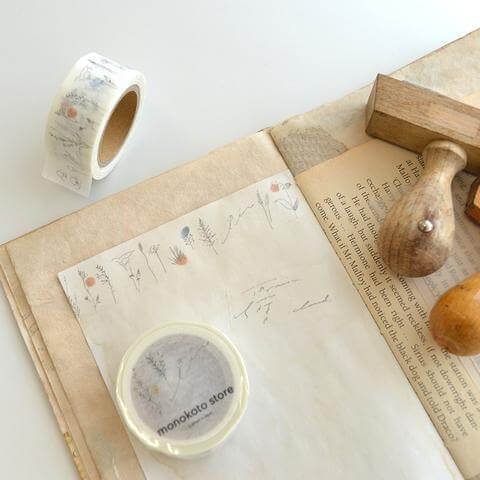 monokoto store x hase Washi Tape - My Garden