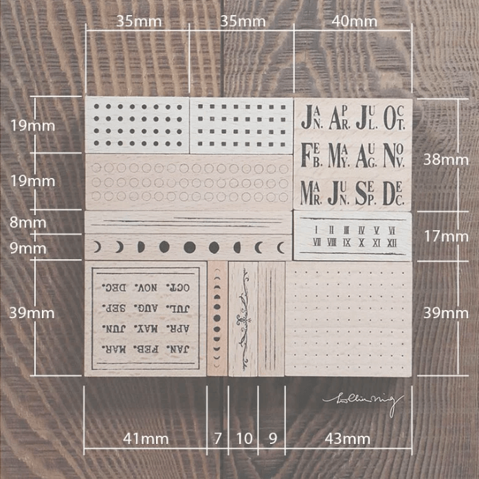 LCN Rubber Stamp Set - Odds and Ends Vol.1