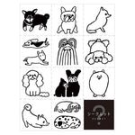 Hitotoki Large Size Sticker - Dog