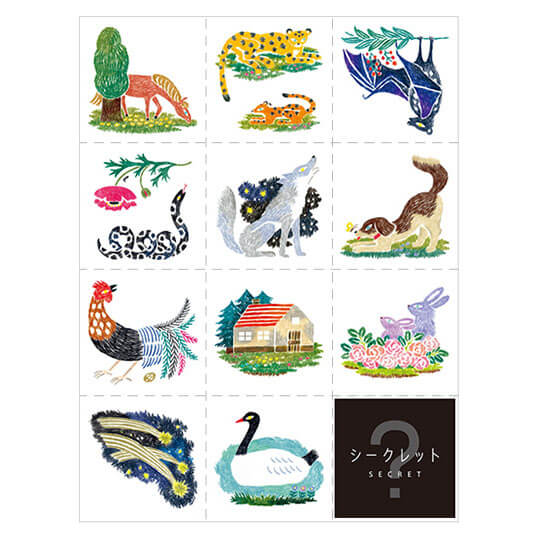 Hitotoki Large Size Sticker - Nature